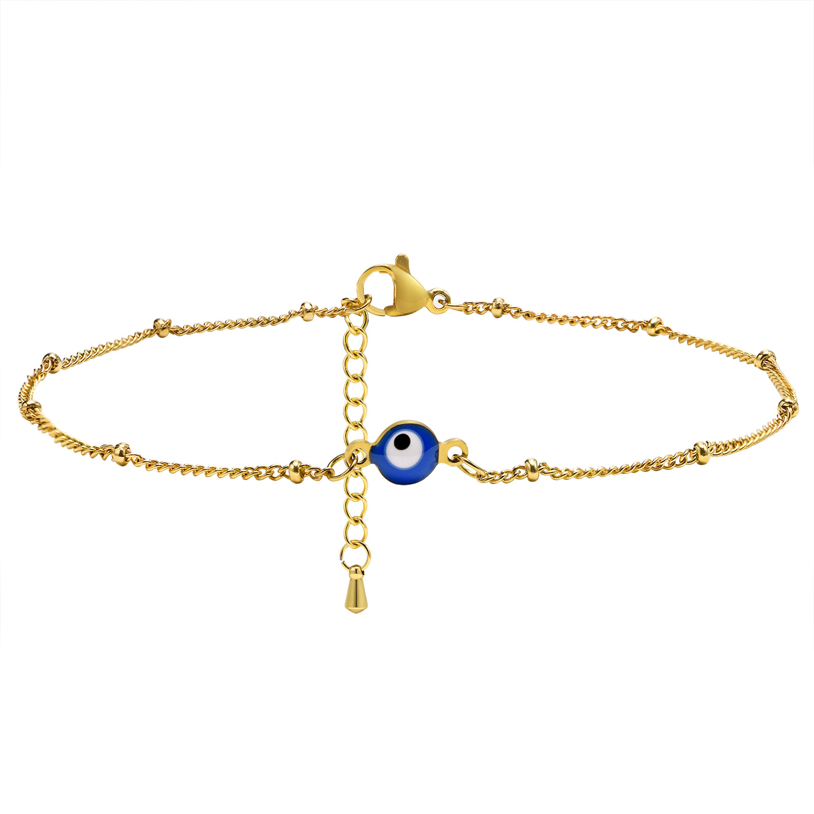 Jc Jewelry & Watches Reviews - Bransoletka na kostkę Evil Eye na