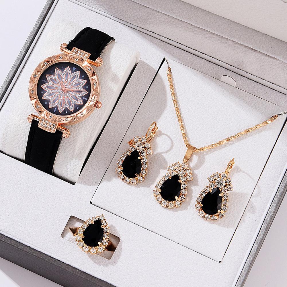 Jewelry Watches Luxury - Damski zegarek kwarcowy Luksusowy damski pierścionek