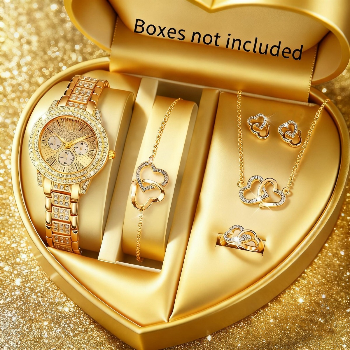 Jewelry Watches Luxury - 6 SZTUK Luksusowy Zestaw Biżuterii z