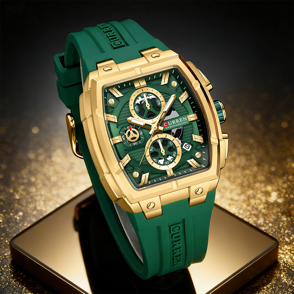 Jewelry Bracelet Watches - CURREN Luksusowy Zegarek Męski Vintage Sportowy