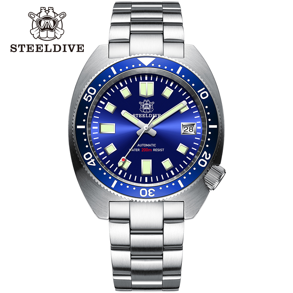 Seiko Watch Prospex - STEELDIVE 42mm Thin Abalone SD1977 Szkło