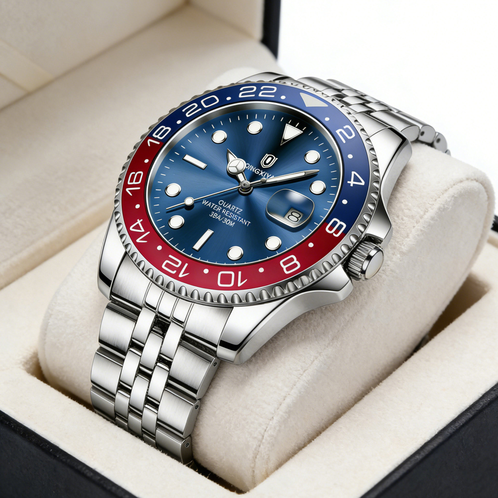 Rolex Watch Datejust - Zegarek QINGXIYA, nowy, biznesowy, ze stali