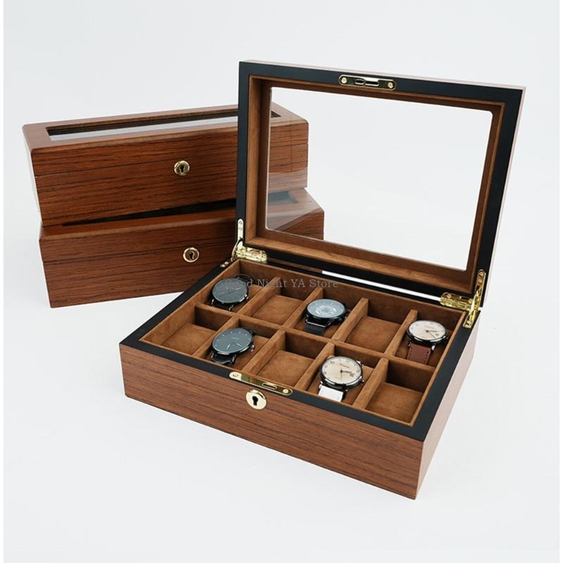 Jewelry Box That Holds Watches - Stylowe drewniane pudełko do przechowywania zegarków