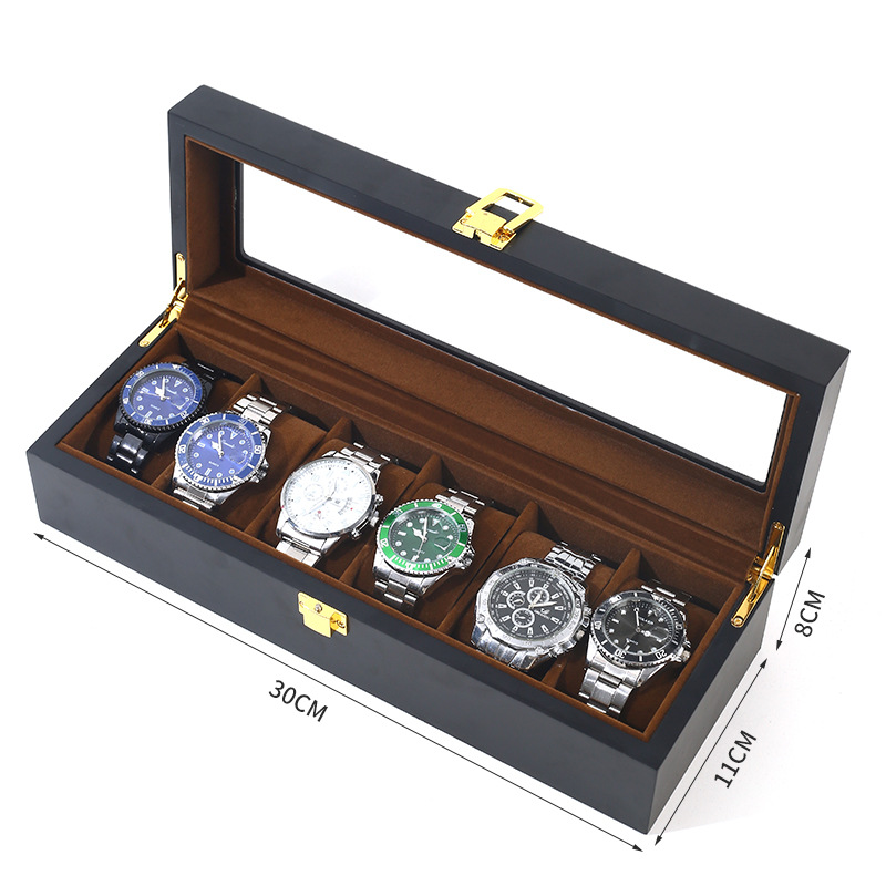 Jewelry Box That Holds Watches - Ręcznie robione luksusowe 6/10/12 siatki drewniane