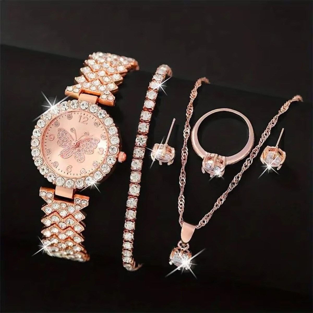 6 sztuk/zestaw Luksusowy Zegar – Jewelry Watches Luxury recenzja i cena