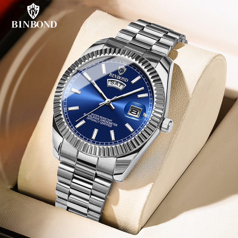 BINBOND B7012 moda męska bizne – Rolex Watch Datejust recenzja i cena