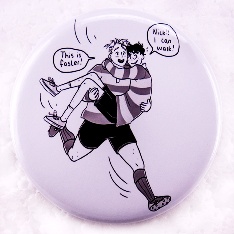 Heartstopper przycisk Pinback  – Nick'S Jewelry & Watches Reviews recenzja i cena
