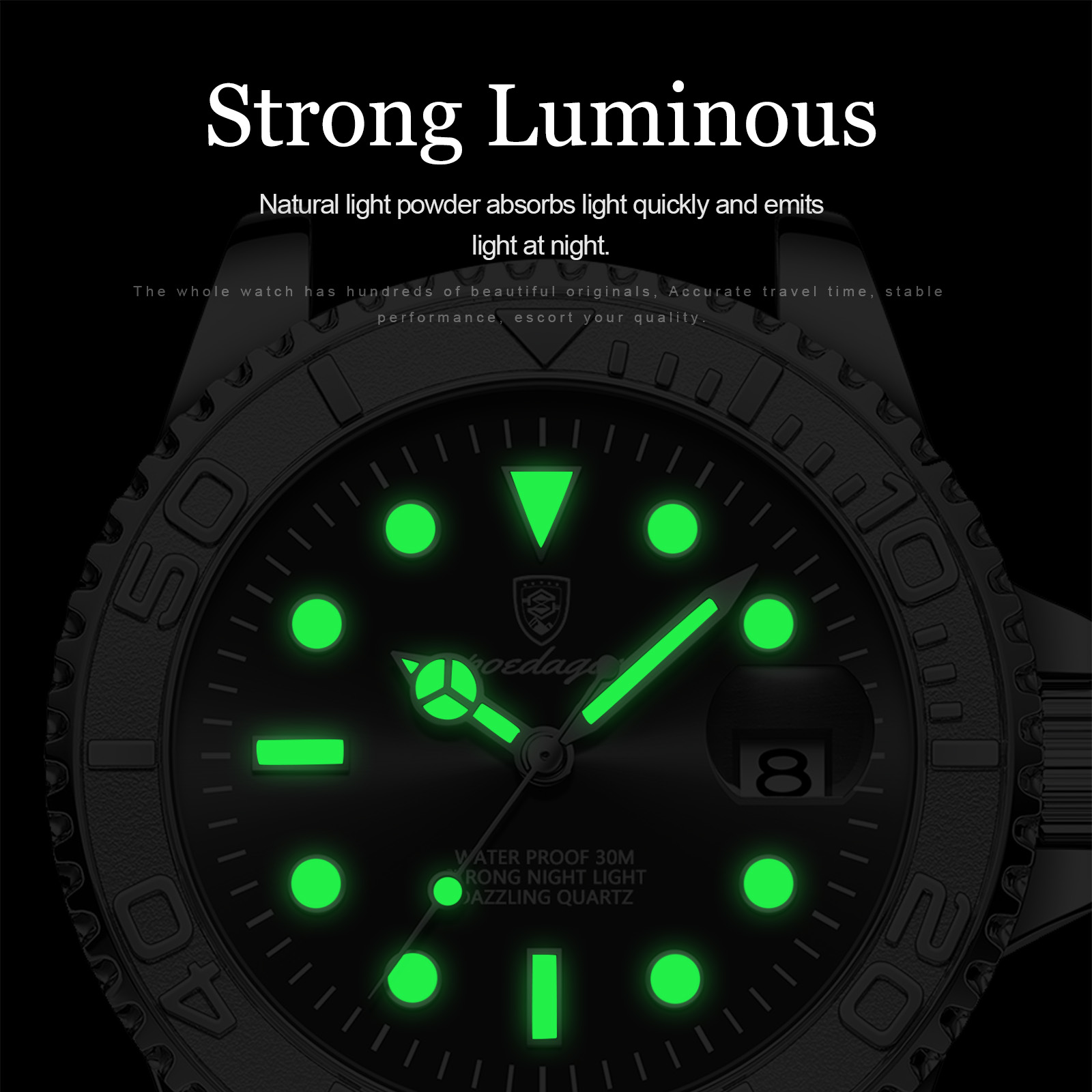 POEDAGAR Top luksusowy zegarek – Rolex Watch Datejust recenzja i cena