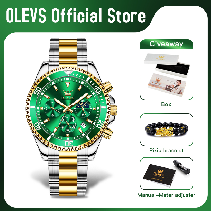 Zegarek męski OLEVS 2870, luks – Rolex Watch Datejust recenzja i cena