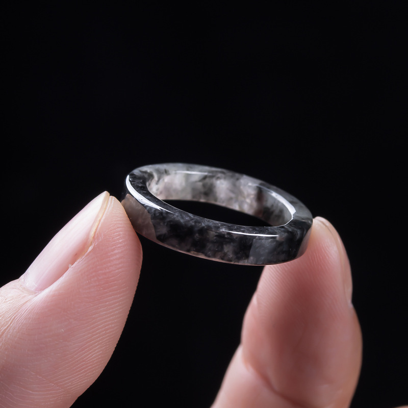 Naturalny pierścionek z czarne – Jewelry & Watches Ltd recenzja i cena